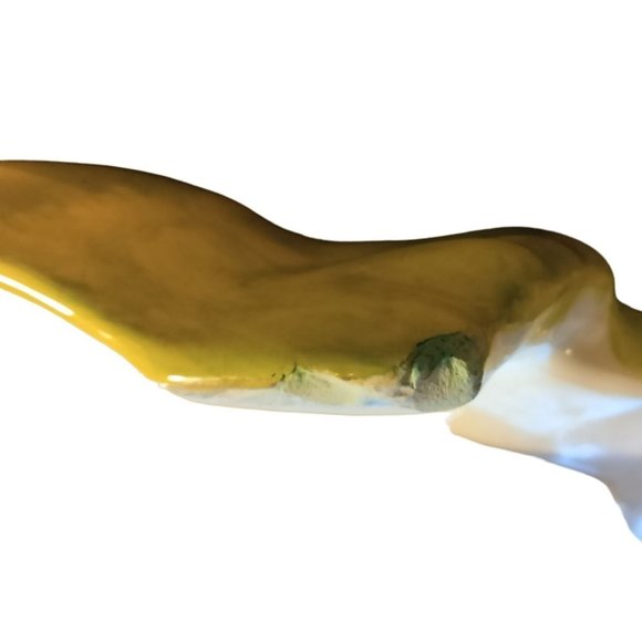 Vintage snowman Plate Candy Dish Frosty Grannycore Ceramic - Picture 4 of 4